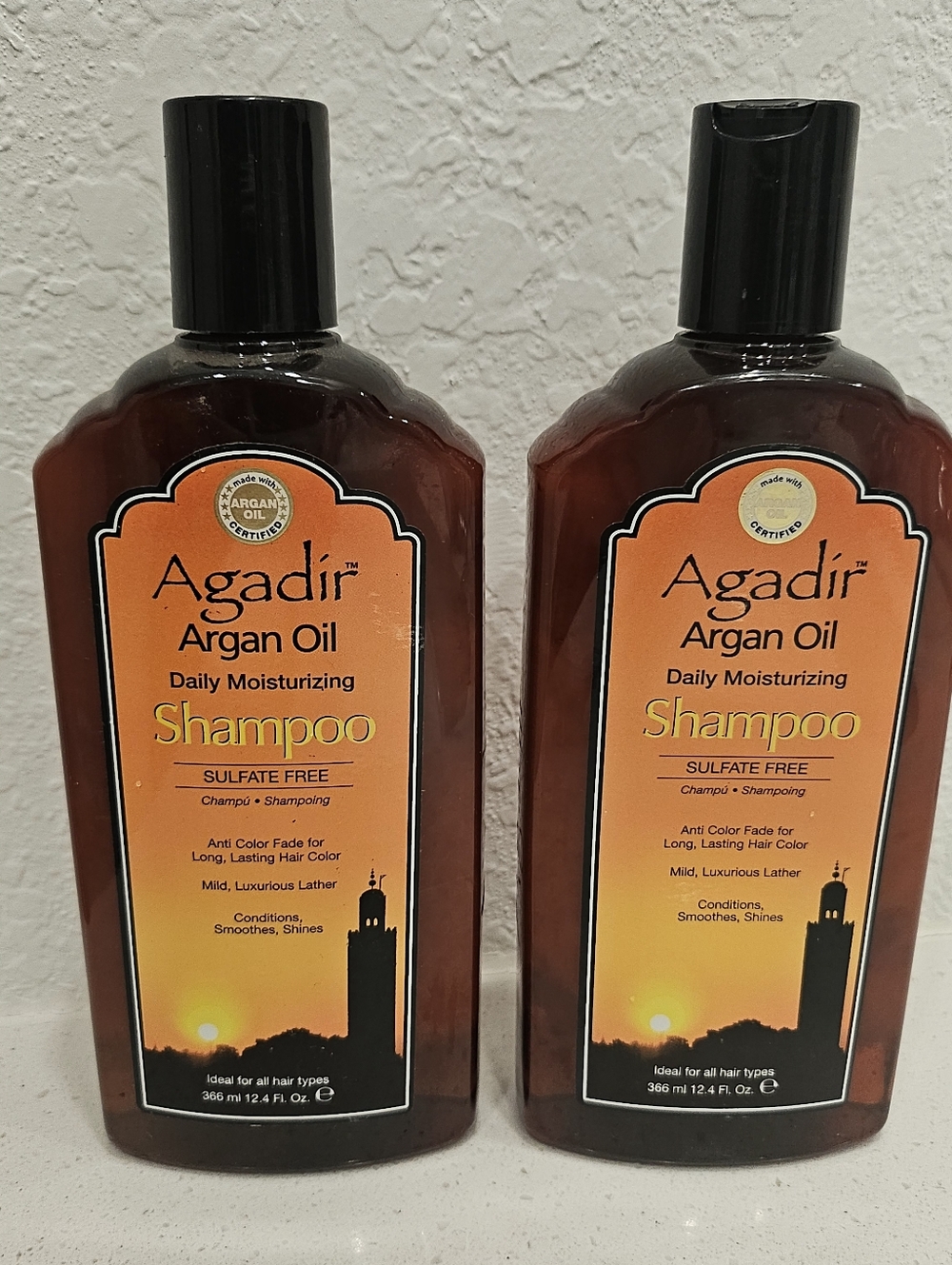 2 Argadir Argan OIL Shampoos